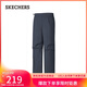 Skechers velvet flash pants | Autumn and winter new style paratrooper pants for men and women, warm casual pants, sweatpants, fashionable wide-leg pants