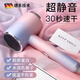 Xiaomi Baby Series Hair Dryer Silent Hair Salon Negative Ion Household High Power Does Not Hurt Hair Dormitory Gradient Powder 1800W High Wind Power + Double Layer Insulation
