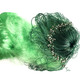 Huaiyu 1.5-3 meters high, soft green silk net, three-layer wire net, fishing net, sinking net, three-layer net, fish net, 1.5 meters, 2 fingers, 80 meters, green silk three-layer net