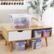 Sivir thickened transparent storage box plastic large and small car home storage box for clothes and toys multi-functional storage box transparent discount 2-piece set medium + medium