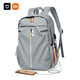 Xiaomi's new large-capacity backpack, men's business computer bag, water-repellent travel bag, college student school bag, lightweight, wear-resistant, water-repellent membrane fabric, gray+