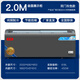 Nixue Supermerce Freezer Exhibición comercial Gabinete Horizontal Freezer Comercial Refrigerador Refrigerador Gabinete de helado Gabinete Fresco Gabinete de helado Gabinete Arco de 2 m Long 680 Caneta gris curva gris de ancho Cesta gris