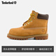 Timberland小童鞋大黄靴马丁靴高帮户外旅行偏大|12809 12809W_小麦色 25码