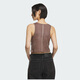 阿迪达斯（adidas）三叶草女装2025夏季新款FAKE DENIM TANK背心KE3892 岩层深土地棕|KE3892 L