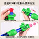 Mu Ni cat toy ball plush ball launcher gun for self-entertainment and boredom amusing cat stick dog toy amusing dog elastic bite-resistant can be fired continuously plush ball launcher gun can be fired continuously + 10 EVA balls