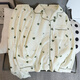 
S.SOFEA cloud cotton cat pajamas women's long-sleeved Japanese cute home clothes set 826# black and white cat 175 L