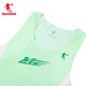 Jordan Feiying Sportsweste zum Sommer atmbaren Atemstarken Schnelltrockner Basketball -Weste Qingyang Green Print/Qinghea Green M.