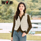 Yalu Down Vest Liner 2025 Autumn and Winter New Thin, Warm and Fashionable V-neck Silhouette Slim Women's Vest