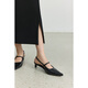 Lily ist nicht einfach zu verblassen 2025 Herbst Neues Freizeittemperamentpendler über Knie Black Rock Rock Damen Long Rock 510 Black M.