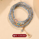 [Kristallproduktion und Verkaufsauswahl] Natürliche Kristall-Lace Stone Erdbeerkristallgrippe Drei-Kreis-Armband Armband Geburtstagsgeschenk Y1591 Lace Stone Drei-Kreis-Armband [Kunde]