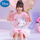 迪士尼（Disney）儿童睡衣纯棉短袖夏天薄款小海狸露比loppy卡通小女孩家居服套装 6626#皮卡丘 170 10码身高(110-120cm)