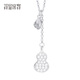 Misu platinum pt950 gourd diamond necklace new Chinese style platinum Fulu clavicle chain women's moissanite birthday gift custom deposit contact customer service