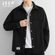 JEEP SPIRIT Jeep long-sleeved shirt men's spring casual jacket men's loose and versatile long-sleeved shirt trendy men's tops men's clothing