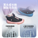 Little Blue Lamb (littlebluelamb) winter new children's shoes plus velvet warm sports shoes plus velvet thickened cotton shoes warm cotton shoes blue black 32 feet length 19.1-19.8cm