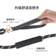 Spico dog leash training dog p chain explosion-proof and anti-knot dog walking rope p rope medium and large dog all-in-one dog leash golden retriever rotating handle 1.8 meters reflective double grip P chain black M (rope thickness 10mm, recommended weight 10-40Jin Jin equals 0.5kg)