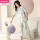 
Modal pajamas for women in summer 2025 new short-sleeved cropped pants suit for spring and summer thin women can wear home clothes for outdoor short-sleeved cropped pants-679 M Recommended 80-100Jin [Jin equals 0.5 kg]