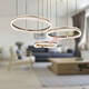 Leshi (NVC) Leshi Beleuchtung Kronleuchter Einfacher moderne und modische Wohnzimmer Esszimmer Studium Schlafzimmer Licht Luxus Yaqi JZQX12155 Decke Kleine Runde 35W-40*13 cm 7020749