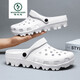 Brand de pájaros carpinteros Primavera y verano de alta gama 2025 Nuevas zapatillas de tamaño grande, sandalias de punta, cordones y zapatos de jardín de gran tamaño en el exterior DYH9859 Caki 43
