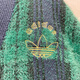 Adidas Clover Men's y Women's Clothing 2024 Winter Academy Style Cardigan Cardigan Sweater Loose Knited JC6845_Green y Blue XS