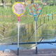 Children's fishing net retractable copy net dragonfly fish shrimp fishing net stainless steel outdoor toys insect net bag portable 1.2 meters 2 sections stainless steel lock type copy net - blue
