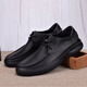 
SaTCHI [the first choice for men with temperament] Single-layer leather shoes breathable soft leather business casual leather shoes men's genuine leather head layer cowhide black_9912 40_This shoe is one size larger