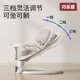 Qiaolexiong electric rocking chair 0-1 year old baby rocking chair coaxing baby artifact newborn meeting gift baby supplies sleeping cradle Mica gray [basic model] separate rocking chair