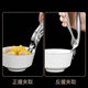 An Junsheng extended and thickened stainless steel household steamed vegetable casserole clip bowl anti-scalding clip kitchen multi-functional anti-slip clip extra thick and bold style new plate clip extended anti-scalding clip steel durable