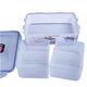 LocknLock Lock Fresh Box 4 Separation 1.6L Sealed Box Microwave Locklock Bento Lunch Box HPL824C 2.6L Three Separation-826c