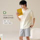 
Catman (MiiOW) men's short-sleeved pajamas men's summer summer large-size boys' home clothes pure cotton suit for outside wear 2025 new model 13603 L