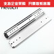 
XMSJ76 wide heavy duty industrial slide rail thickened rail drawer guide rail three-section cabinet cabinet modified track weight 76 wide heavy duty slide rail 56 inches 14224mm