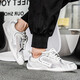 
Summer breathable mesh shoes for men 2025 new outdoor casual sports shoes trendy versatile shock-absorbing and anti-slip Forrest Gump shoes DM-M719 gray-blue 42