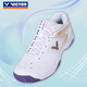 VICTOR new badminton shoes for men and women, non-slip, shock-absorbing and breathable, P9200TD-L 9200TD-AJ, white and purple 41 (265MM)