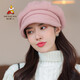 Scarecrow (MEXICAN) Hat Women Korean Version Versatile Ins Octagonal Beret Autumn and Winter Fashion British Simple Internet Celebrity Painter Hat White One Size