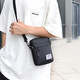 Bolsa de hombro para hombres livianos bolsas cruzadas de cuerpo de hombre mini bolso de hombro para hombres inclinado informal de mochila pequeña 8824 negro
