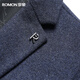 Romon Sheep Wool Woolen Suit Men's Autumn and Winter Plus Size Business Casual Single Suit Warm Workwear Top