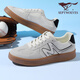 Sept Wolves Chaussures masculines 2025 Summer New Board Chaussures T-Toe Chaussures décontractées respirant sportive polyvalente rétro pour hommes Chaussures d'entraînement allemandes hommes blancs 9856 41