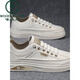 
Woodpecker men's shoes 2025 spring and summer breathable versatile casual casual high-rise shoes men's leather shoes feel level-like white shoes 7372 white and green high-rise style 43