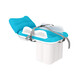 
Car baby bed children's high-speed rail sleeping artifact car rear seat inflatable mattress with baby portable travel children's single travel bed lake green-hand pull pump