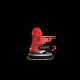 Chuangyi Wall Grinder Dust-free Putty Wall Grinder Self-priming Wall Polishing Machine Electric Ultralight Sandpaper Machine American 11980AW Long Handle Double Lighting 100 Sheets of Sand