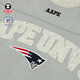 
AAPE joint NFL men's spring and autumn letter badge embroidery loose trend fake two-piece long-sleeved T-shirt 9720XAN WH2/white gray S
