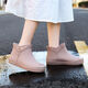 Chaussures à eau d'oxygène Bottes de pluie antidérapante pour femmes, antidérapantes portent de nouvelles bottes de pluie à tube courte pour femmes plus couvercle en coton pour toutes les saisons adultes 688 bottes de pluie - violet [taille standard] 37 [235 mm]