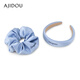 AJIDOU Ajidou headband 520 birthday gift fashionable floral headband large intestine hairband for girlfriend and wife black
