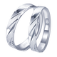 China Jewelry China Jewelry Platinum Pair of Rings Male and Female Couple Ring Engagement Wedding Platinum Polished Plain Ring JD Female Ring Live Adjustable 3.40g