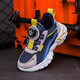 Dr. Jiang children's shoes summer rotary button children's shoes for girls, middle school, children and students breathable mesh thin style boys' sneakers 1291 month color [Summer single net] 34 shoes inner length 21.7CM