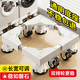 Jiangwutong washing machine base mobile bracket drum impeller anti-slip and shockproof foot pad fixed base air conditioner refrigerator heightening tray suitable for Little Swan Midea Haier Universal