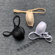 LEDP male penis pad panty pad 3D bionic men's thong underpants post-circumcision sponge protective pad swimming trunks U convex penis cup underwear men's sexy underwear panty pad white M size (100-145Jin Jin equals 0.5kg)