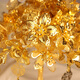 Snow Bunch of Golden Handd Flowers Finied Produit de matériaux DIY SAG DIANCUI CONDION DE MEULD CADEAU CADEAU CADEAU DE MÉDICA