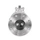 
304 stainless steel high temperature flange ball valve Q41F16P316L steam flange ball valve DN506580100 304DN15250 degree length 130