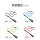 Spico dog leash training dog p chain explosion-proof and anti-knot dog walking rope p rope medium and large dog all-in-one dog leash golden retriever rotating handle 1.8 meters reflective double grip P chain black M (rope thickness 10mm, recommended weight 10-40Jin Jin equals 0.5kg)
