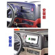 重汽豪沃TX NX T5G N7G豪瀚专用大屏导航夜视倒车影像记录仪 9寸四路监控一体机 (四路同显) 官方标配